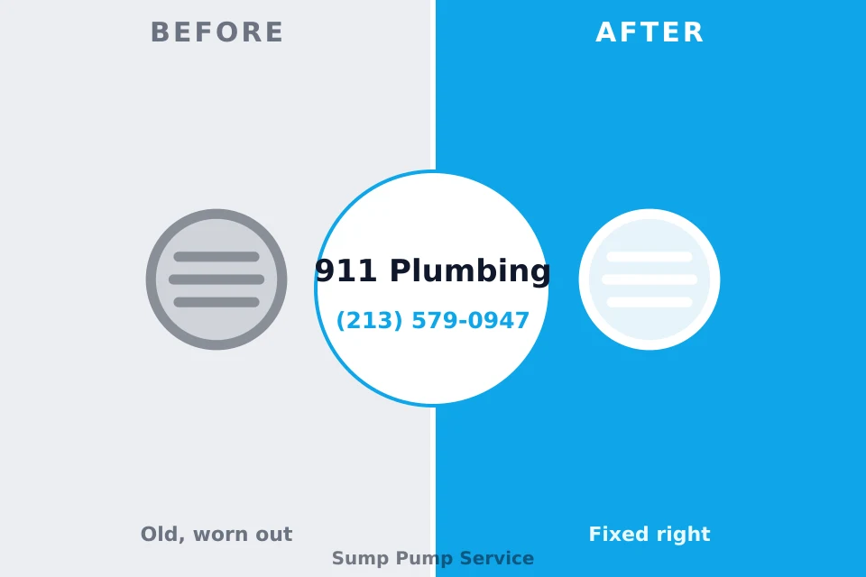 Before and after: plumbing company Sioux City, IA